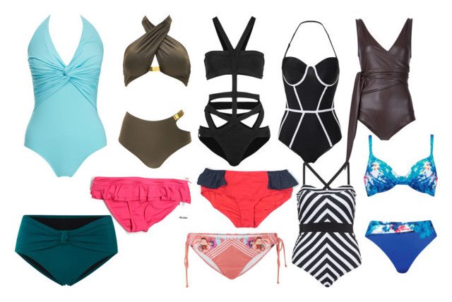Best Swimsuit For The Inverted Triangle Shape.